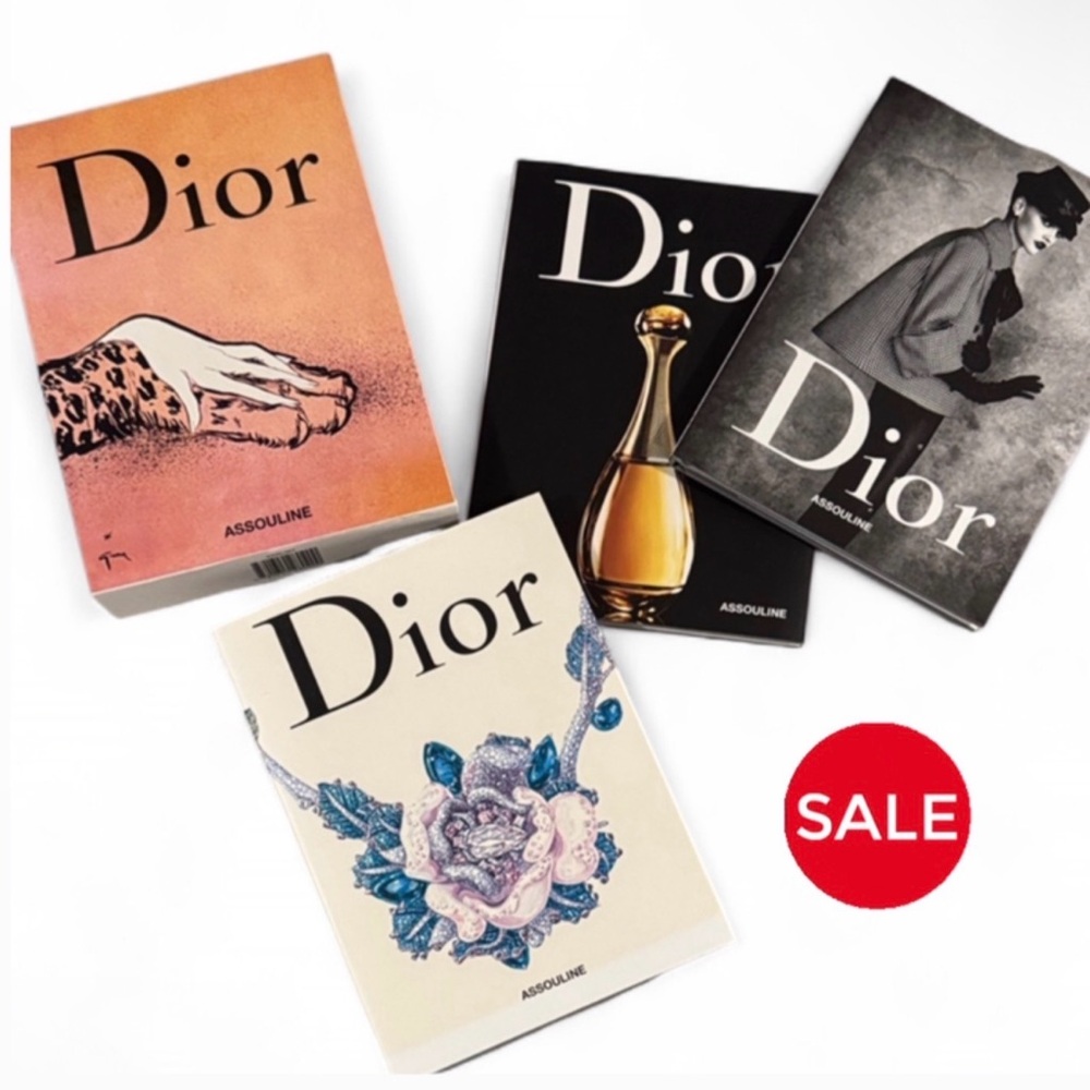 2012 Assouline DIOR 3-Volume Hardcover Book Set